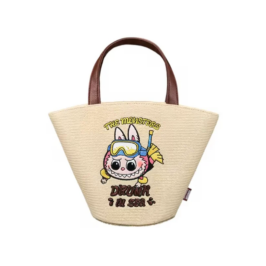 1STLABUBU Pop Mart The Monster Labubu Drunk In Sea Bag