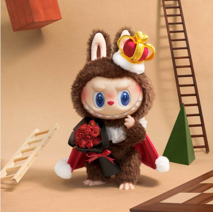 1STLABUBU Pop Mart The Monster Labubu Let's Checkmate Plush Doll