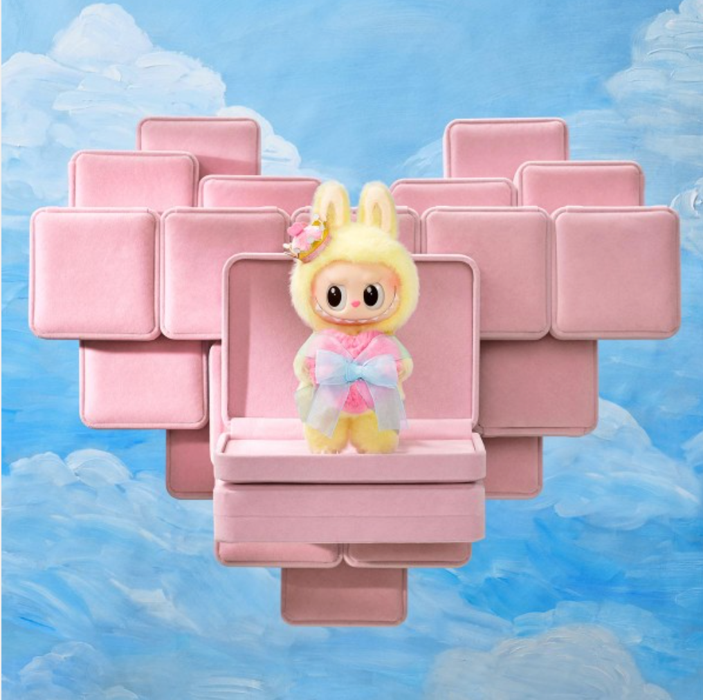 1STLABUBU THE MONSTERS Let's Checkmate Series-Vinyl Plush Hanging Card