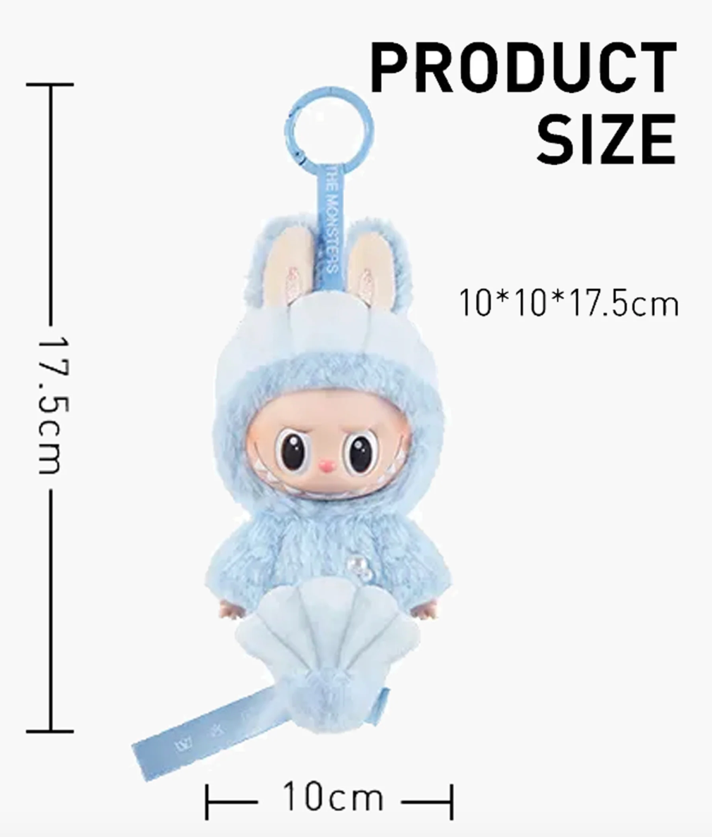 1STLABUBU Labubu - Hide and Seek In Singapore - Vinyl Plush Pendant