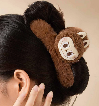 1STLABUBU THE MONSTERS Classic Series- LABUBU Plush Hair Clip